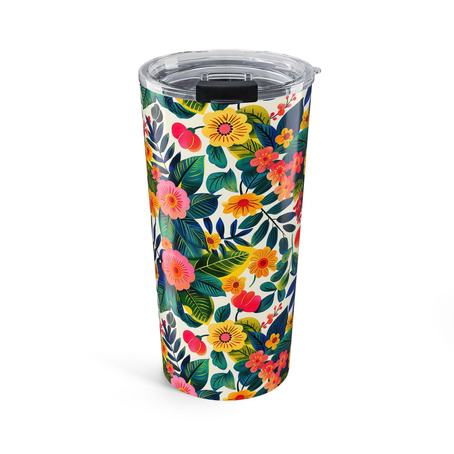 Blossom Bliss Insulated Tumbler - 20 oz. Stainless Steel, Glossy Finish