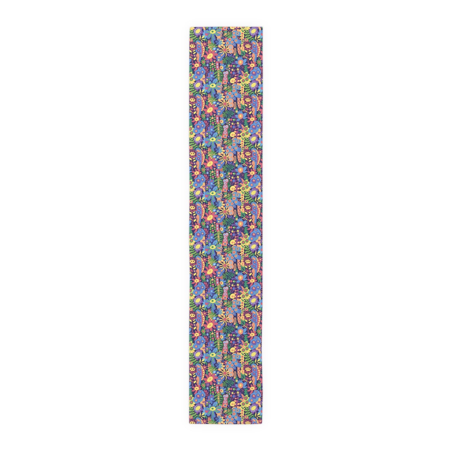 Groovy Garden Table Runner - Cotton Twill - Available in 2 sizes: 16" x 72" and 16" x 90".