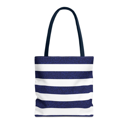 Classic Stripes Celebration Tote Bag — Nautical Canvas Shopper