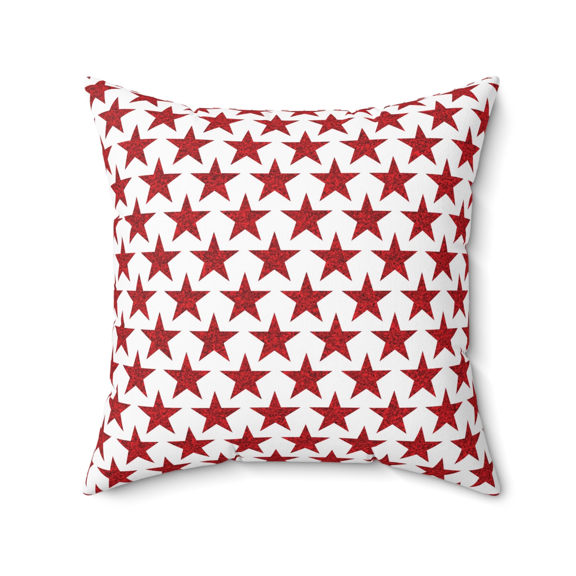 Starlight Sparkle Square Throw Pillow - Spun Polyester - Double-Sided Print - Concealed Zipper - Available in 4 sizes.