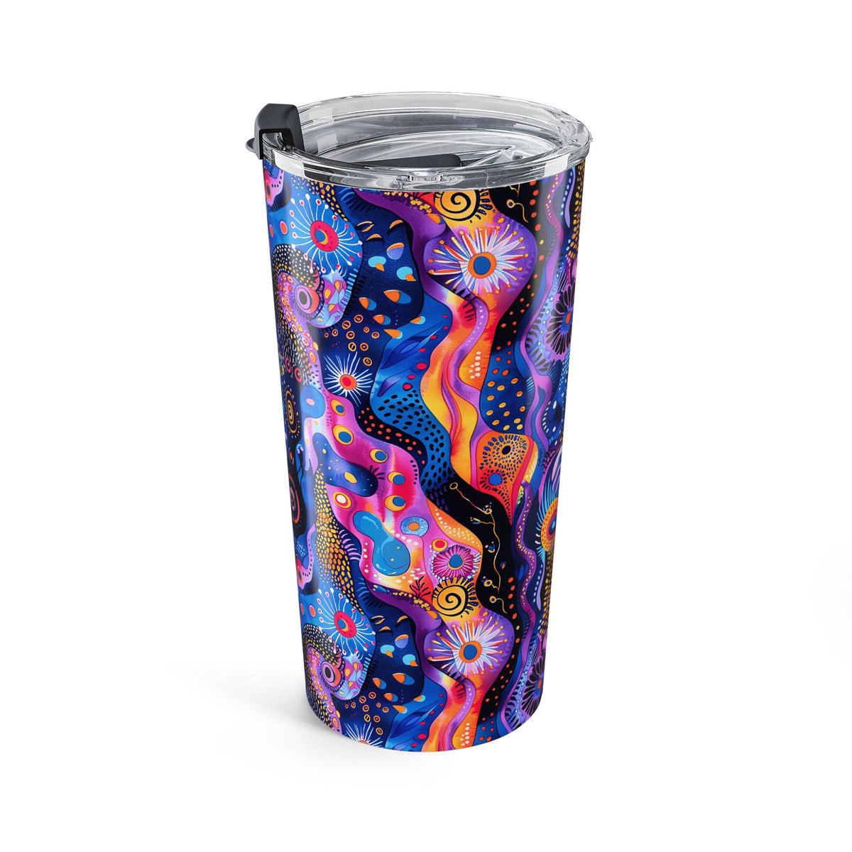 Purple Craziness Insulated Tumbler - 20 oz. Stainless Steel, Glossy Finish