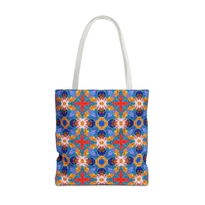 Floral Tapestry Wanderlust Tote Bag - Wander in Style with a Tapestry of Color! Available in 3 sizes.