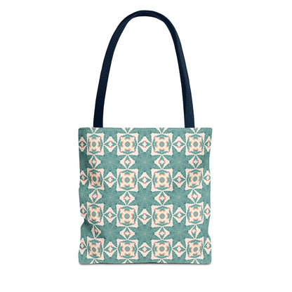 Desert Cactus Star Tile Tote Bag - Carry Southwest Charm Wherever You Go! Available in 3 sizes.