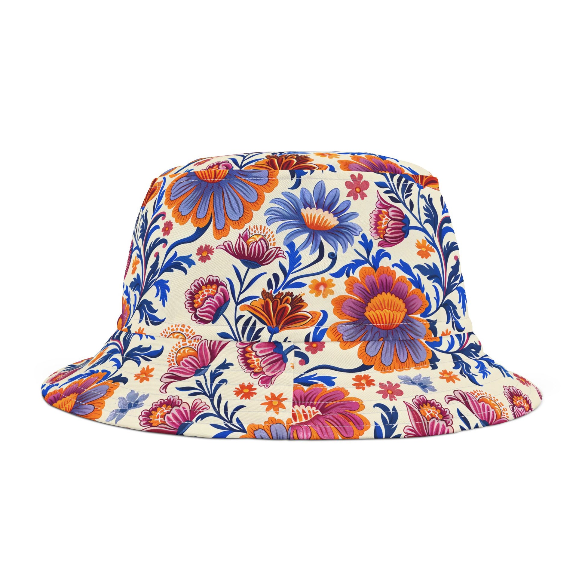 Regal Blossom Bucket Hat - Blossom in Style with our Chic Floral Hat! Available in 2 sizes.