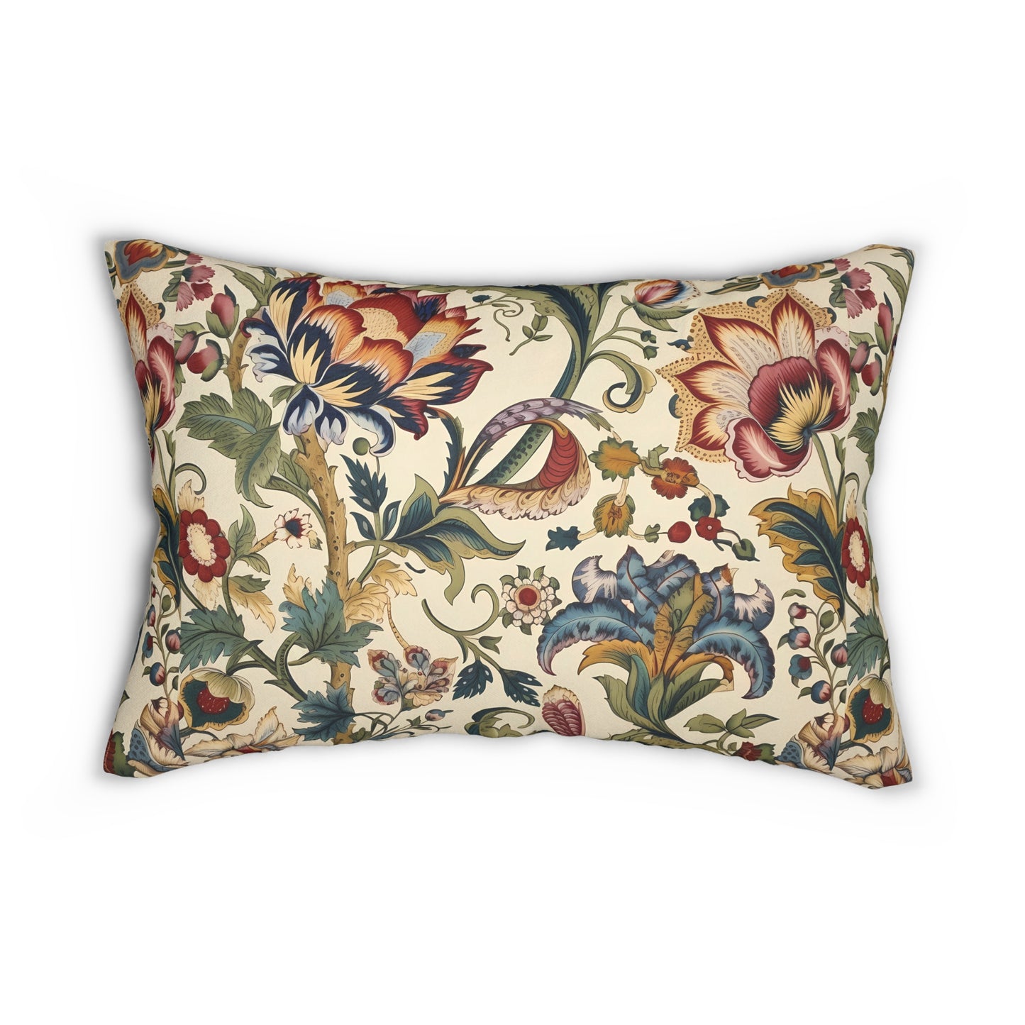 Wordsworth Lumbar Pillow - Spun Polyester - Double-Sided Print - Concealed Zipper - 20 x 14