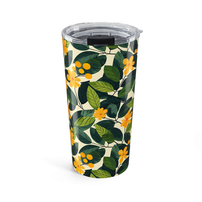 Sunshine Vines Insulated Tumbler - 20 oz. Stainless Steel, Glossy Finish