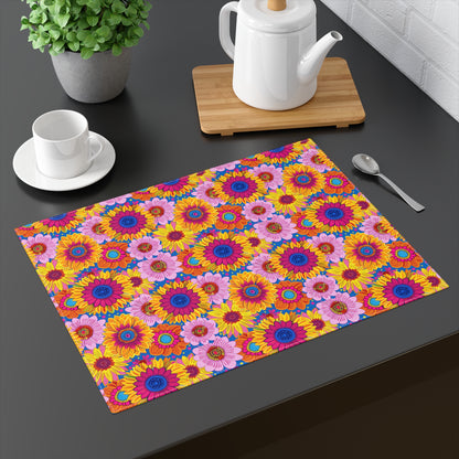 Sunny Garden Soiree Placemat - 18" x 14".