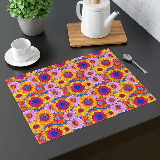 Sunny Garden Soiree Placemat - 18" x 14".