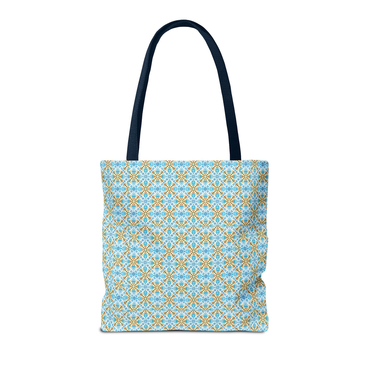 Mediterranean Mosaic Tote Bag - Cool, Calm, Collected - Carry Mediterranean Charm Everywhere! Available in 3 sizes.