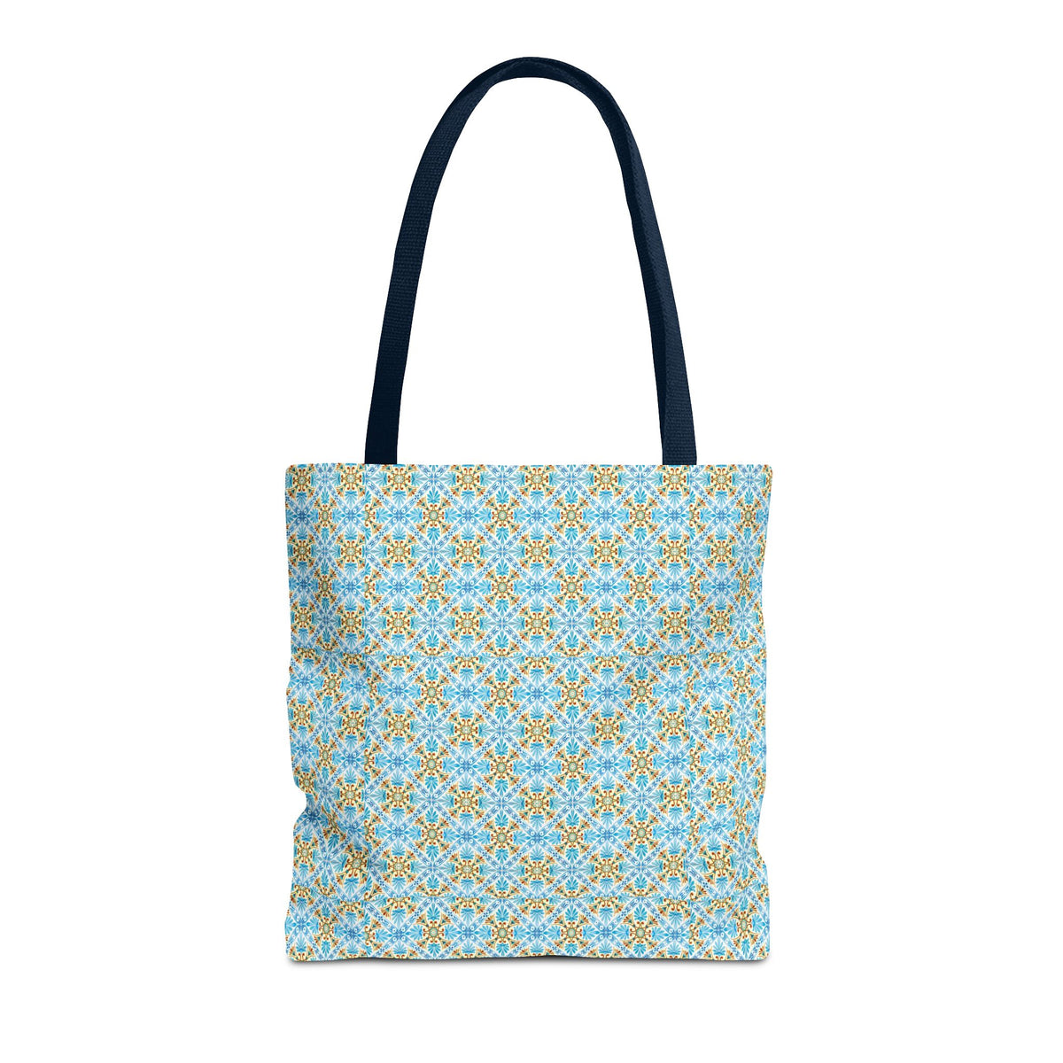 Mediterranean Mosaic Tote Bag - Cool, Calm, Collected - Carry Mediterranean Charm Everywhere! Available in 3 sizes.