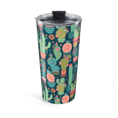 Cactus Cacophony Insulated Tumbler - 20 oz. Stainless Steel, Glossy Finish