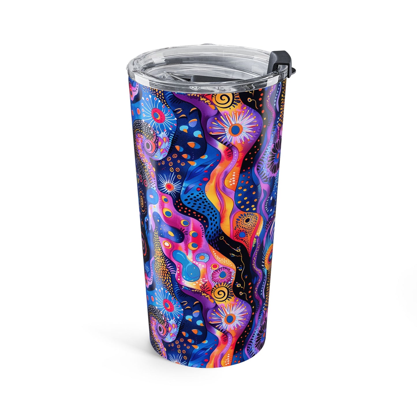 Purple Craziness Insulated Tumbler - 20 oz. Stainless Steel, Glossy Finish