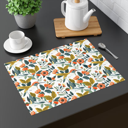 Hummingbird Harmony Placemat - 18" x 14".