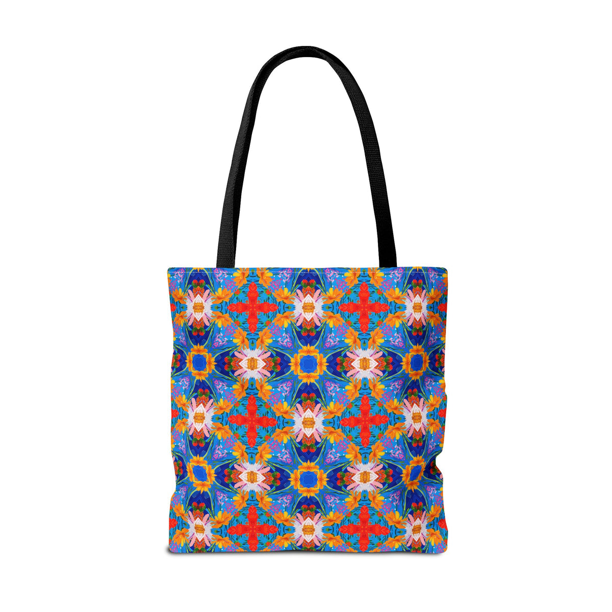 Floral Tapestry Wanderlust Tote Bag - Wander in Style with a Tapestry of Color! Available in 3 sizes.