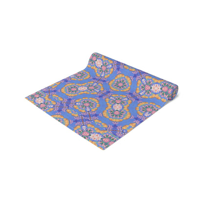 GeoPetals Table Runner - Cotton Twill - Available in 2 sizes: 16" x 72" and 16" x 90".