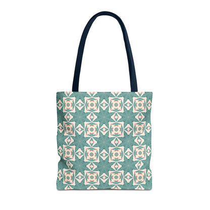 Desert Cactus Star Tile Tote Bag - Carry Southwest Charm Wherever You Go! Available in 3 sizes.