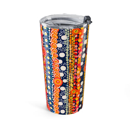 Dotty Delight Insulated Tumbler - 20 oz. Stainless Steel, Glossy Finish