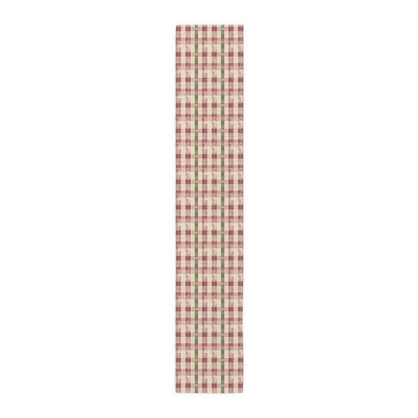 Spring Serenade Plaid Table Runner - Cotton Twill - Available in 2 sizes: 16" x 72" and 16" x 90".
