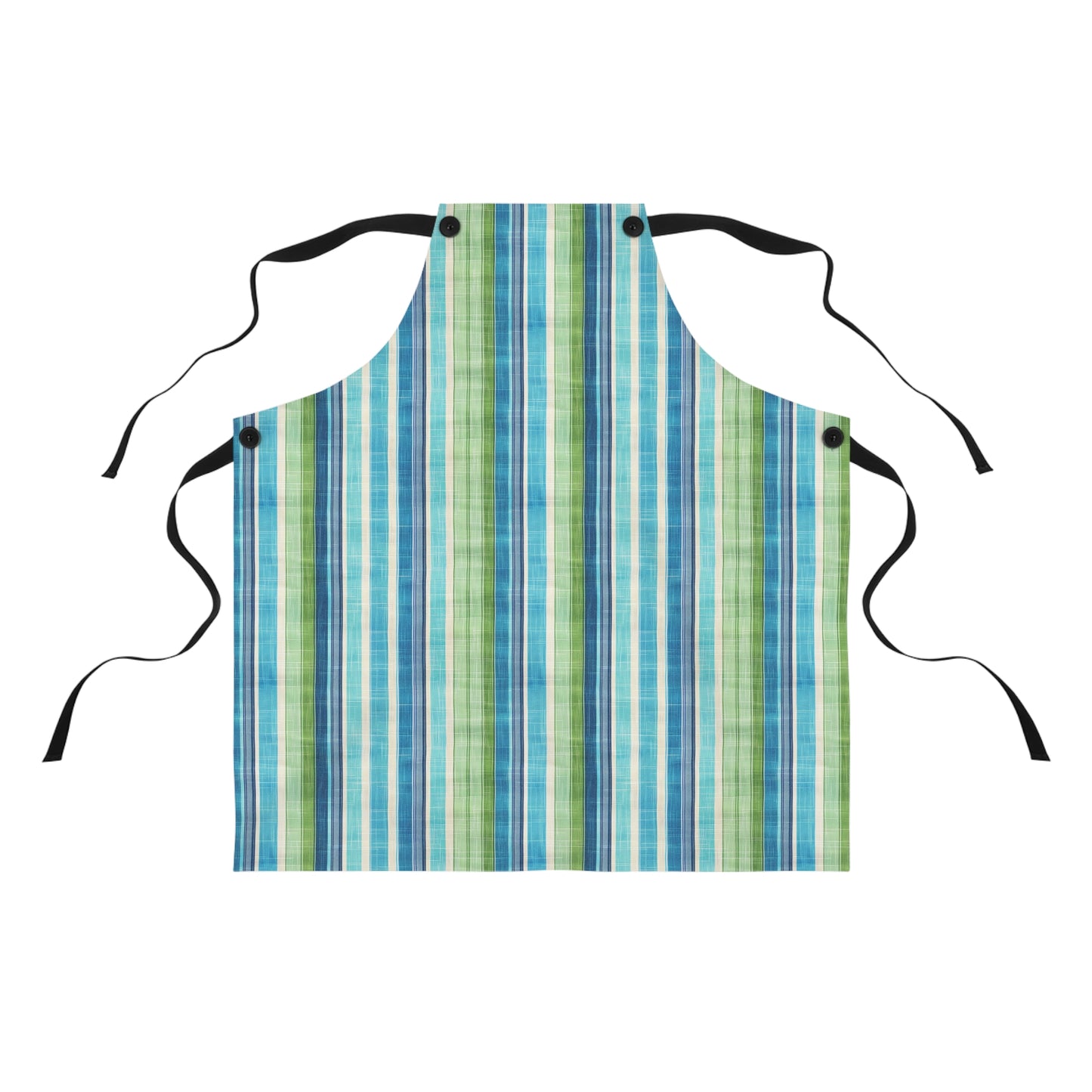 Ocean Whisper Stripes Adult Apron