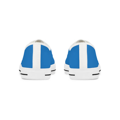 Blue Paradise Men's Two-Tone Low Top Sneakers - Feel the Ocean Breeze When Wearing Your Blue Paradise Sneakers!