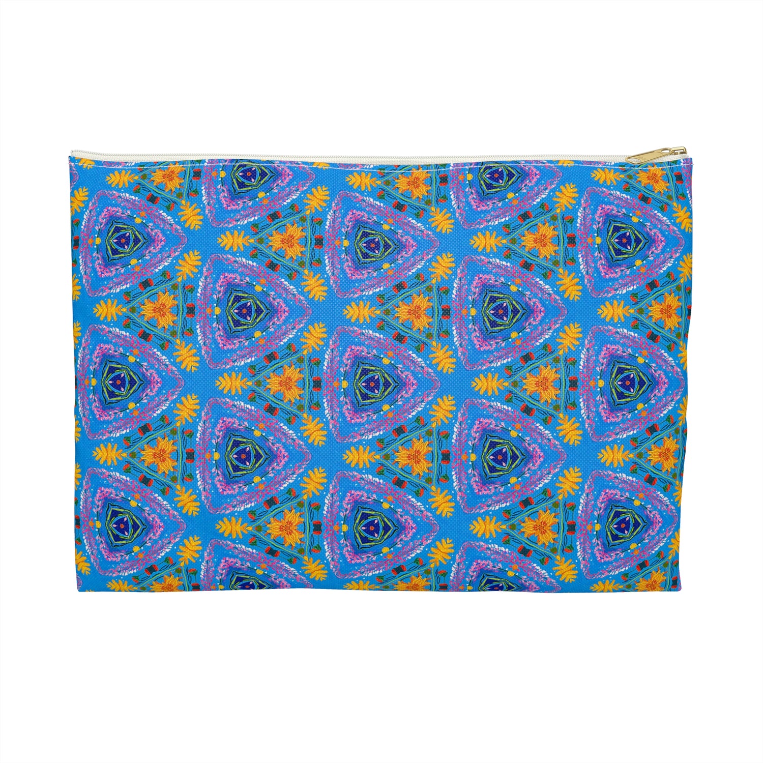 Petal Prism Adventure Accessory Pouch - Unfold Your Adventures in a Prism of Color! Available in 2 sizes.