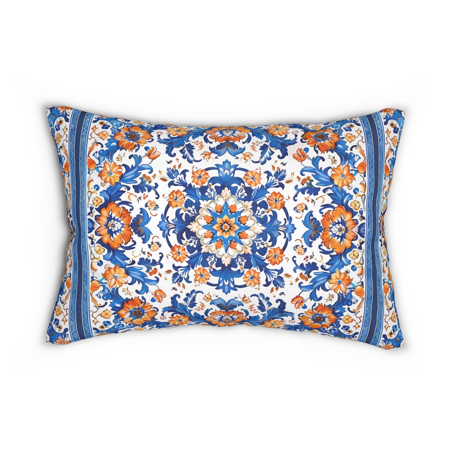 Sierra Blossom Lumbar Pillow - Spun Polyester - Double-Sided Print - Concealed Zipper - 20" x 14"
