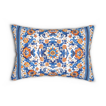 Sierra Blossom Lumbar Pillow - Spun Polyester - Double-Sided Print - Concealed Zipper - 20" x 14"