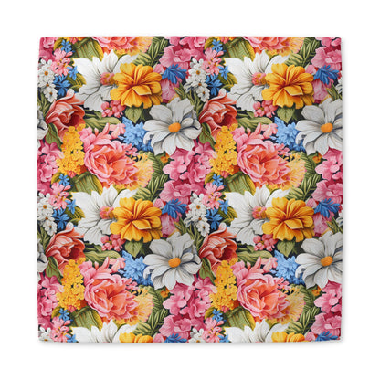 Chic Floral cotton twill napkin