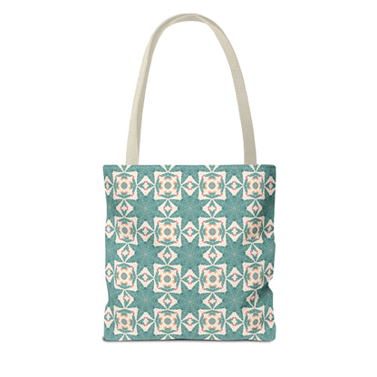 Desert Cactus Star Tile Tote Bag - Carry Southwest Charm Wherever You Go! Available in 3 sizes.