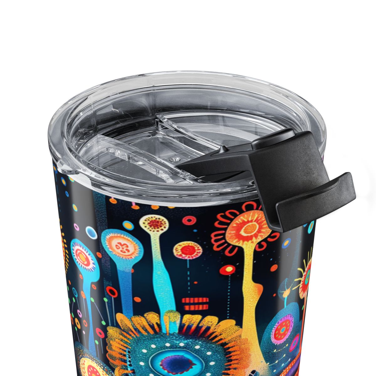 Surreal Seascape Forest insulated tumbler close-up