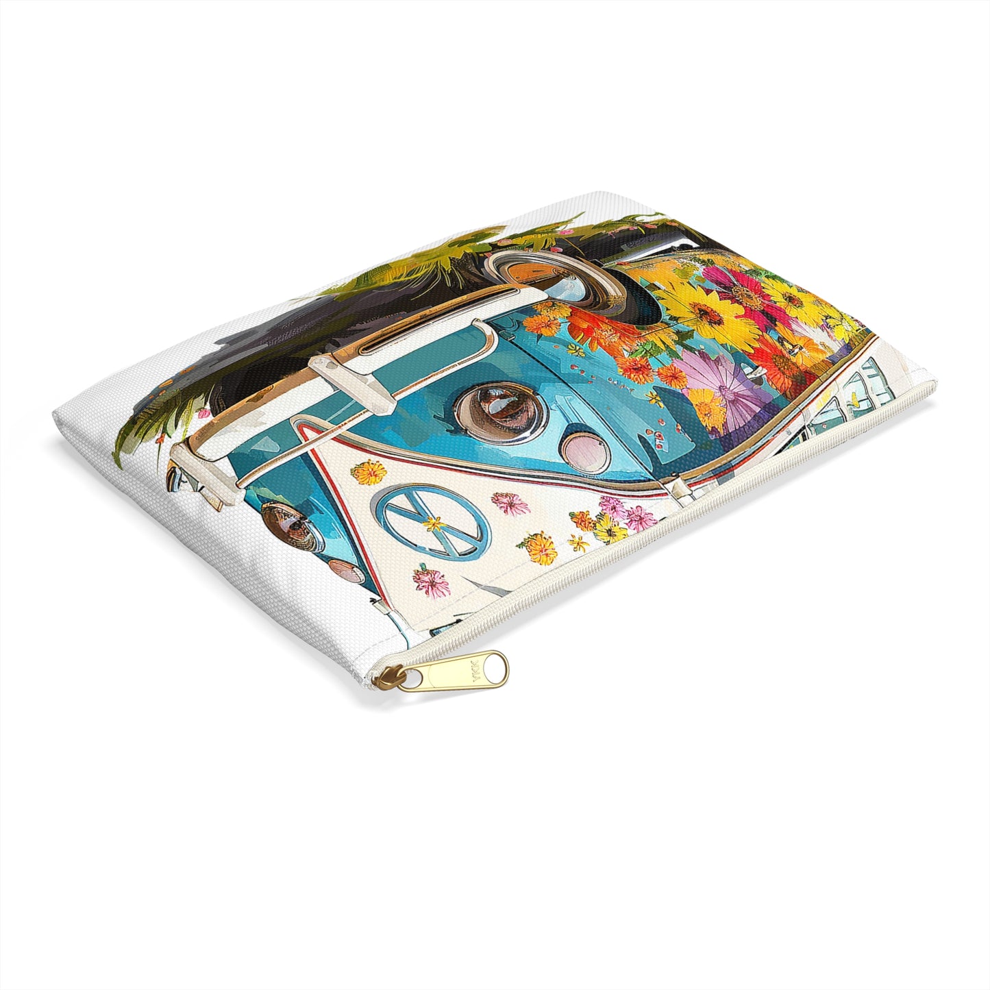 Beach Surfer Dudes & Retro Rides Accessory Pouch - Surf's Up for Your Essentials! Available in 2 sizes.