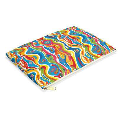 Melting Mirage Accessory Pouch - Turn Your Travels into a Surreal Masterpiece! Available in 2 sizes.