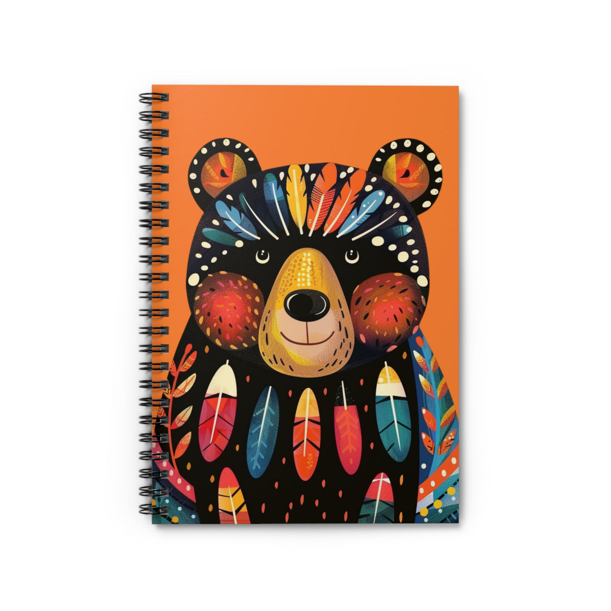 Papa Bear Chic Spiral Notebook - Ruled Line - Jot Your Big Plans with Papa Bear! From our Bear Family Collection.