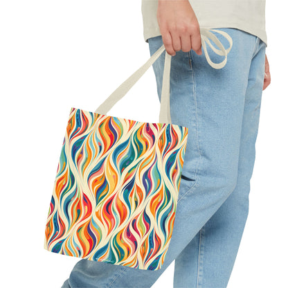 Modern Art Flames Tote Bag - Carry Our Modern Art Tote to Set Your Style Ablaze! Available in 3 sizes.