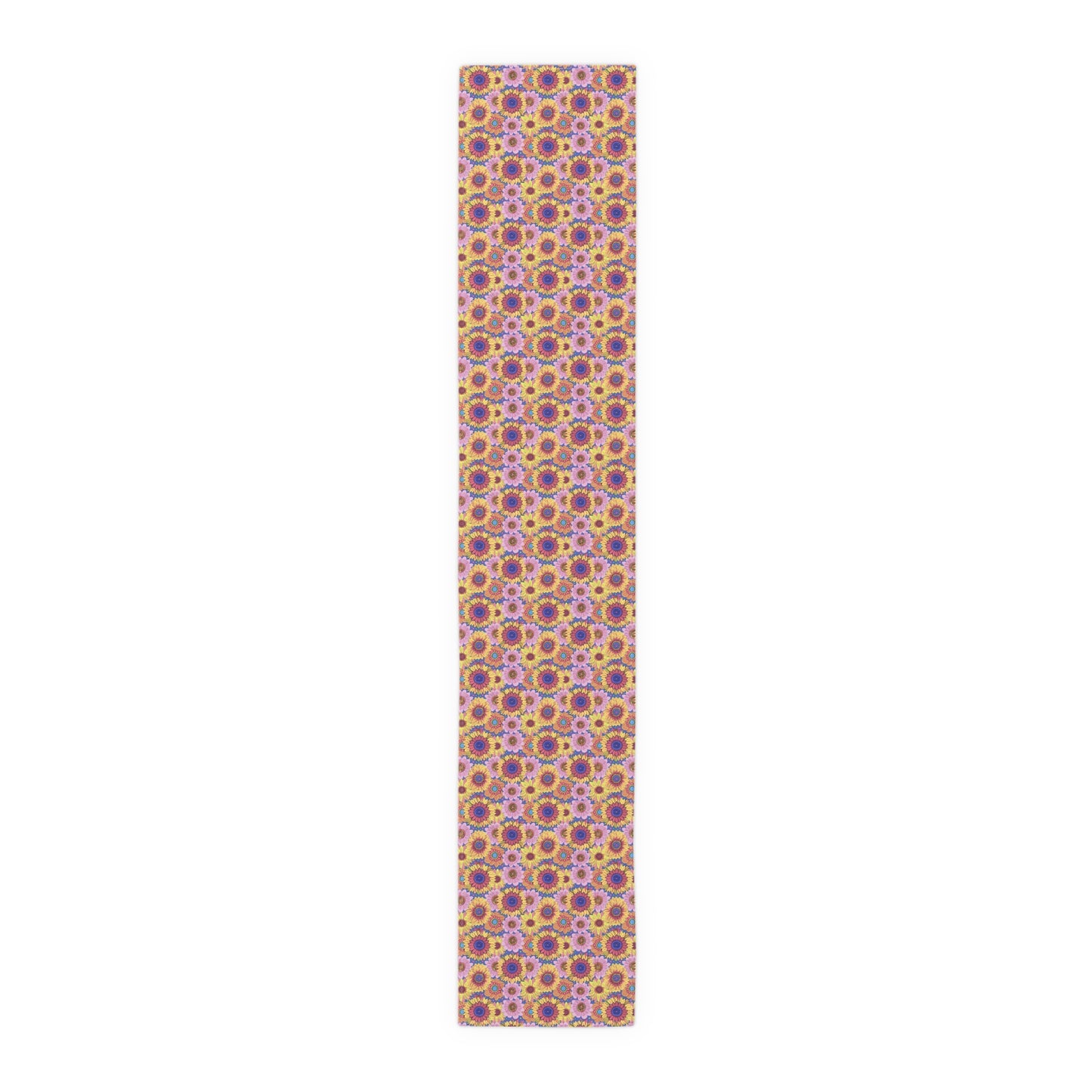 Sunny Garden Soiree Table Runner - Cotton Twill - Available in 2 sizes: 16" x 72" and 16" x 90".