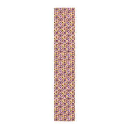 Sunny Garden Soiree Table Runner - Cotton Twill - Available in 2 sizes: 16" x 72" and 16" x 90".