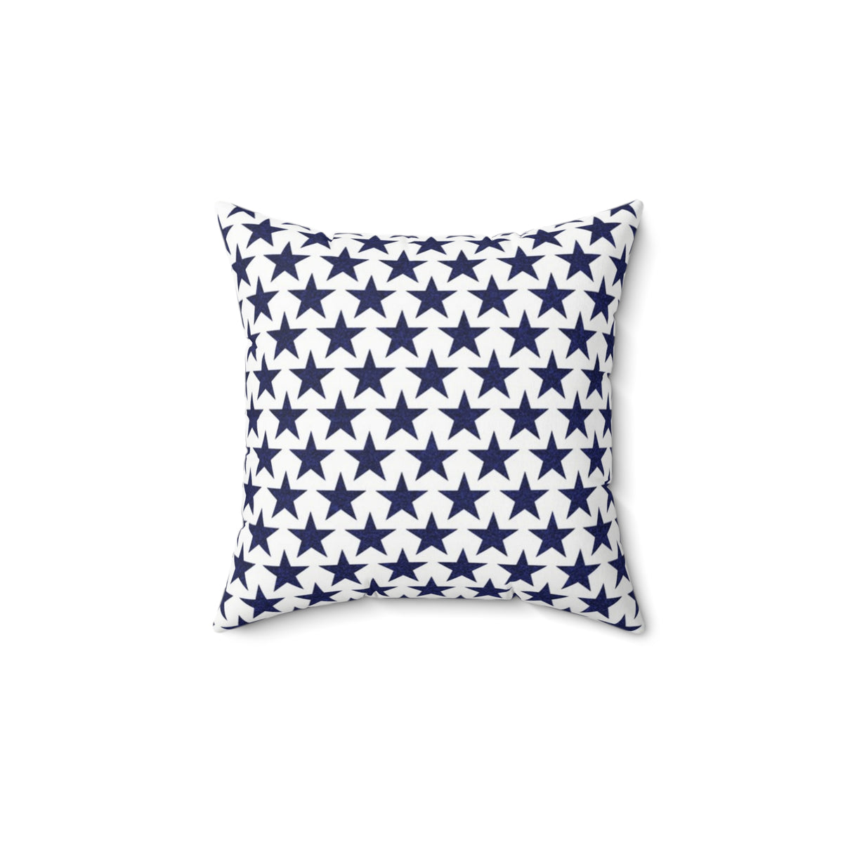 Starry Salute Square Throw Pillow - Spun Polyester - Double-Sided Print - Concealed Zipper - Available in 4 sizes.