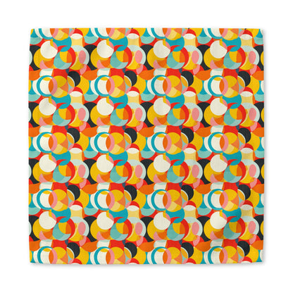 Mod Circle Medley cotton twill napkin