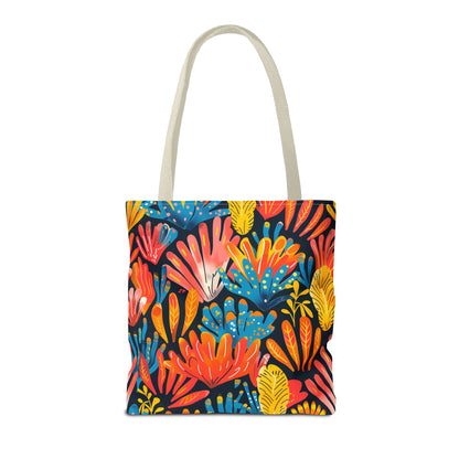 Coral Plume Tote Bag - Carry a Splash of Whimsy with Coral Plume! Available in 3 sizes.
