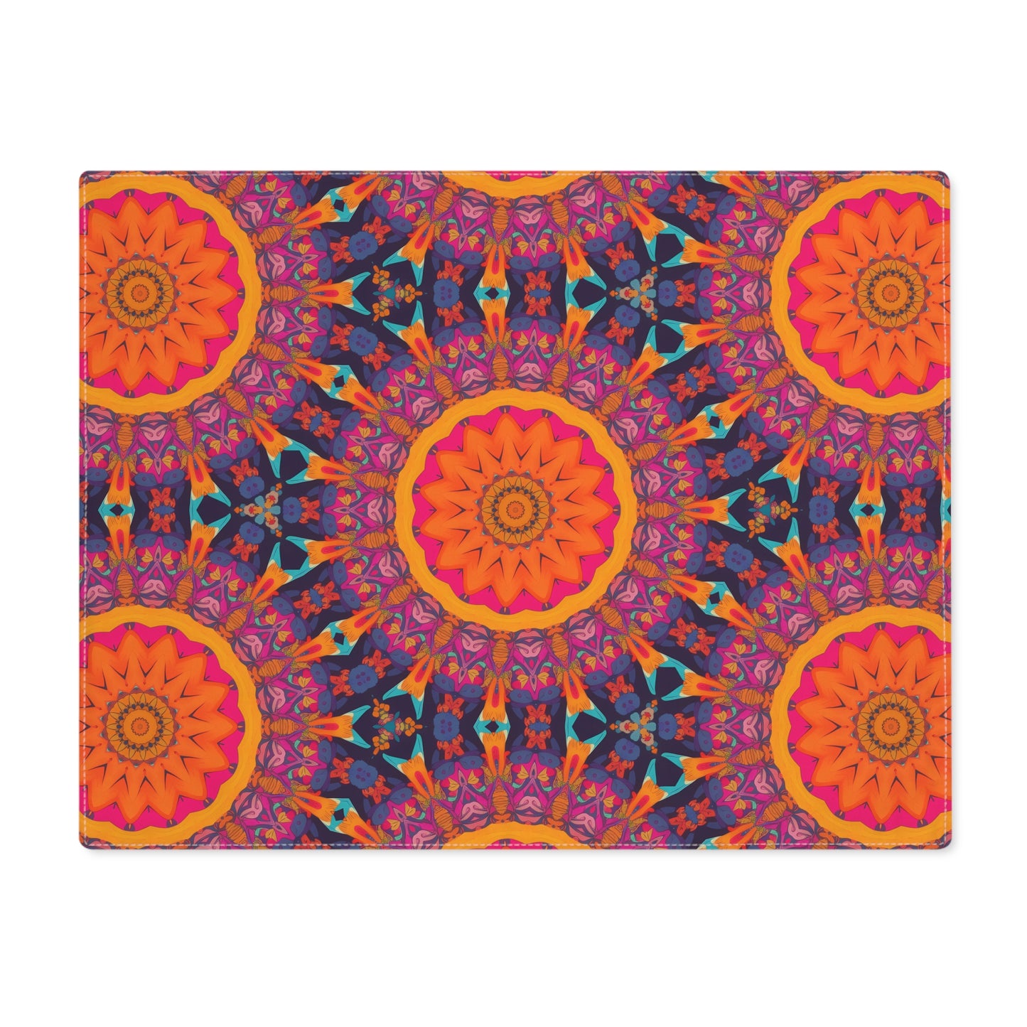 Fiery Mosaic Magic Placemat - 18" x 14".