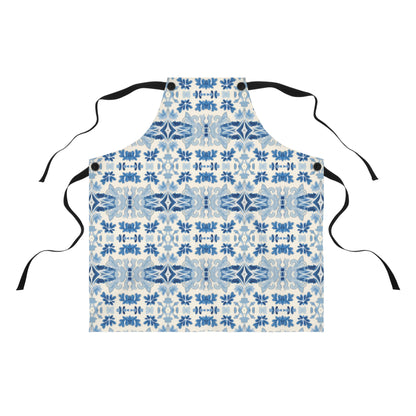 Blue Spanish Tile Adult Apron