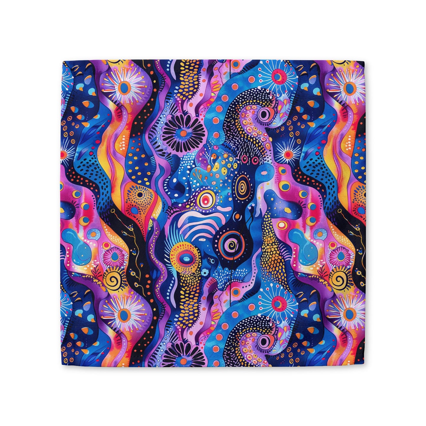 Purple Craziness cotton twill napkin