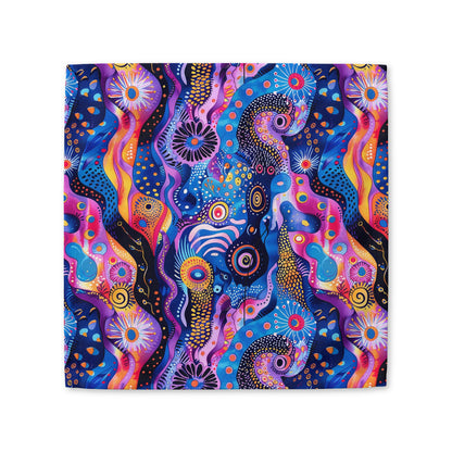 Purple Craziness cotton twill napkin