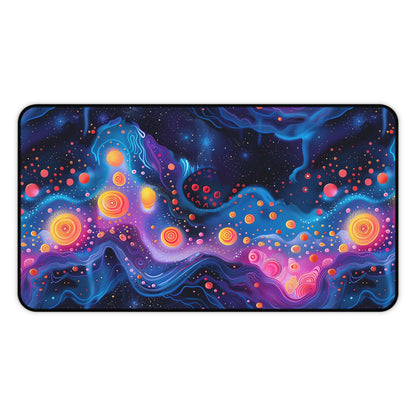 Cosmic Milky Way Desk Mat (Desk Pad) - Journey Through the Stars with Every Task! Available in 3 sizes.
