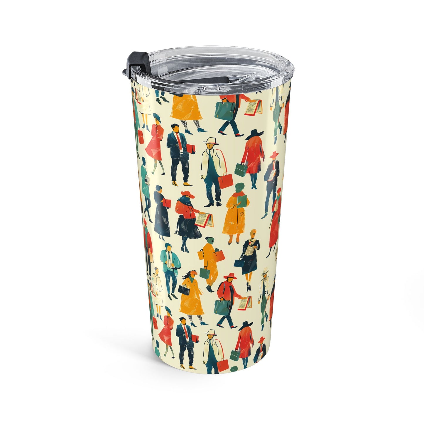 Literary People Insulated Tumbler - 20 oz. Stainless Steel, Glossy Finish