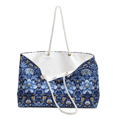 British Heritage Floral Weekender Bag - Carry the Elegance of an Era - Where Timeless British Charm Meets Modern Travel!