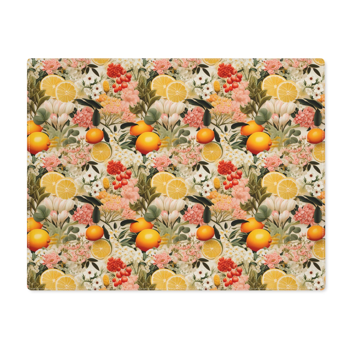 Old World Citrus Delight Placemat - 18" x 14".