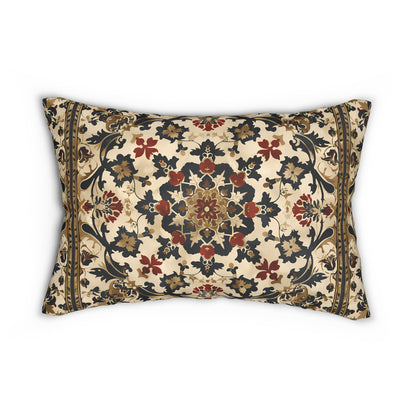 Moroccan Charm Lumbar Pillow - Spun Polyester - Double-Sided Print - Concealed Zipper - 20" x 14"