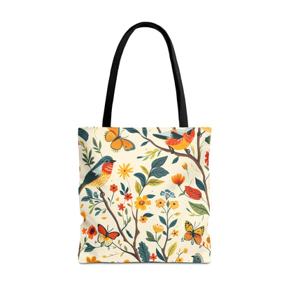 Tree Birds Tote Bag - Available in 3 sizes.