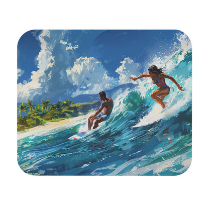 Wave Rider Mouse Pad - Ride the Waves of Creativity!